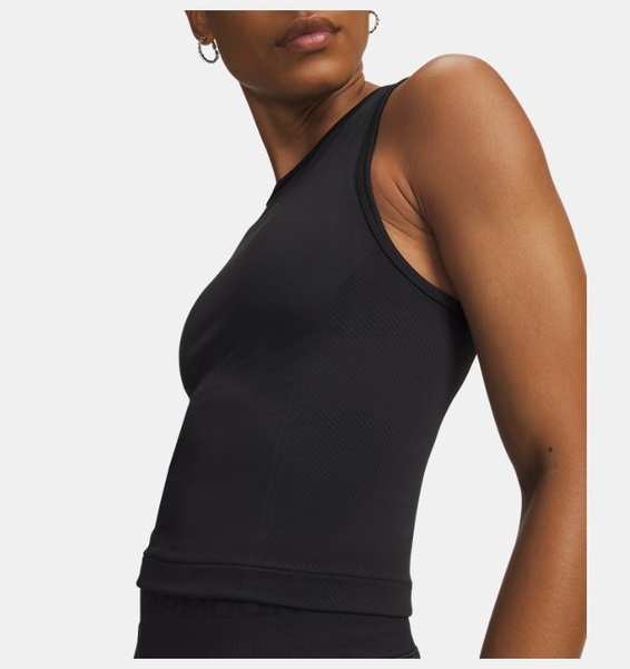 Siyah Kadın UA Project Rock Seamless Atlet