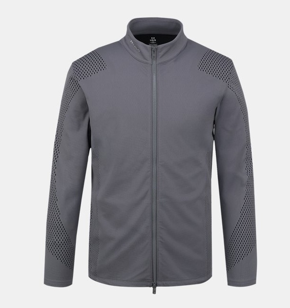 Gri Erkek UA Halo Engineered Fermuarlı Ceket