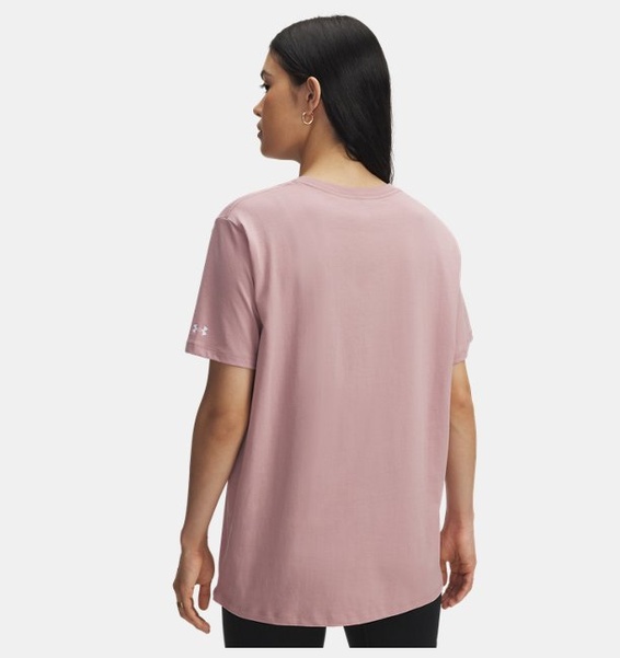 Pembe Kadın UA Rival Oversize Campus Tee T-Shirt
