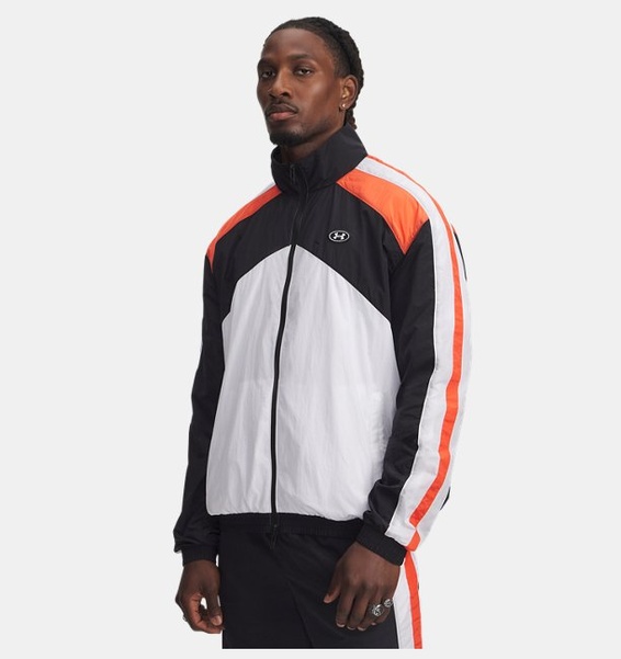 Beyaz Erkek UA Icon Woven Track Ceket