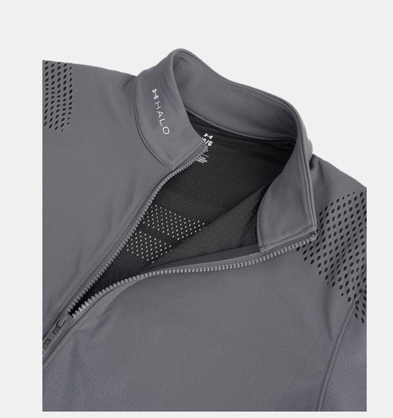Gri Erkek UA Halo Engineered Fermuarlı Ceket