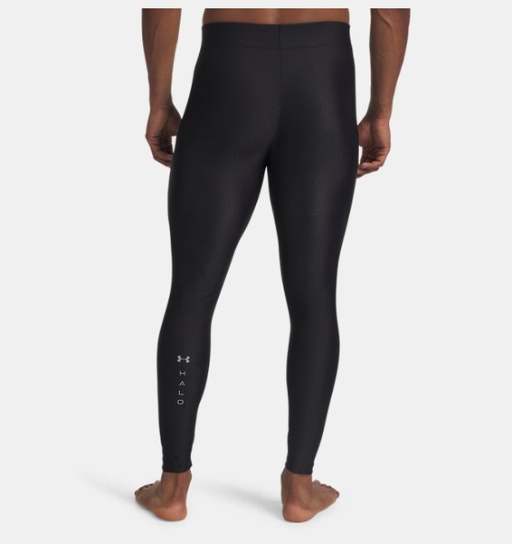 Siyah Erkek UA Halo Bonded Auxetic Tayt