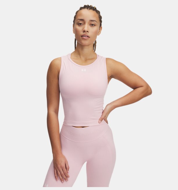 Kadın UA Vanish Dikişsiz Atlet Pembe
