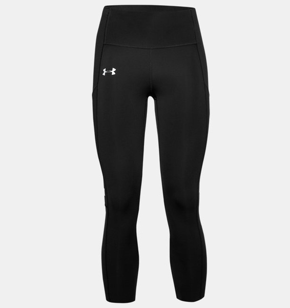 Siyah Kadın UA Qualifier Speedpocket Roadside Koşuway Diz Altı