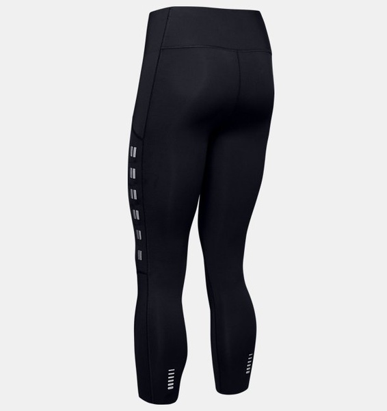 Siyah Kadın UA Qualifier Speedpocket Roadside Koşuway Diz Altı