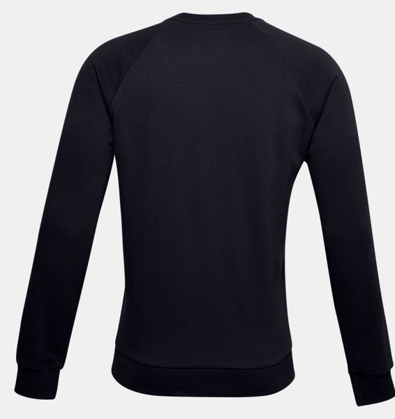 Siyah Men's UA Rival Cotton Bisiklet Yaka