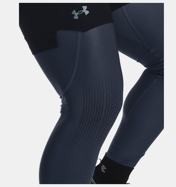 Gri Erkek HeatGear® ArmourBaskılı Tayt