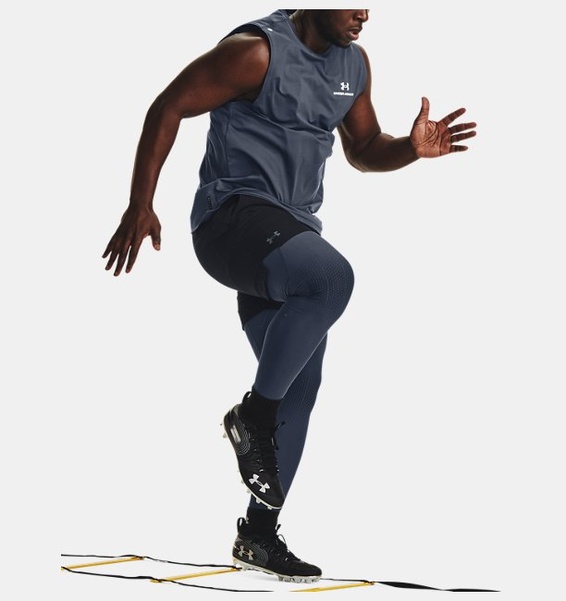 Gri Erkek HeatGear® ArmourBaskılı Tayt