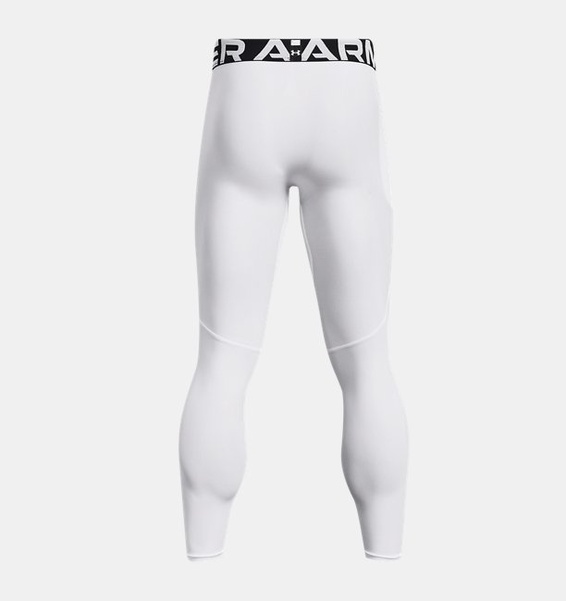 Beyaz Erkek HeatGear® ArmourBaskılı Tayt