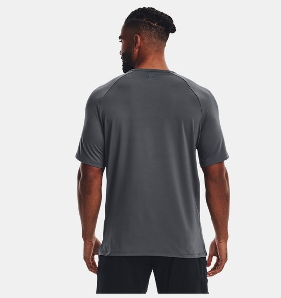 Gri Erkek UA Meridian Kısa Kollu T-shirt