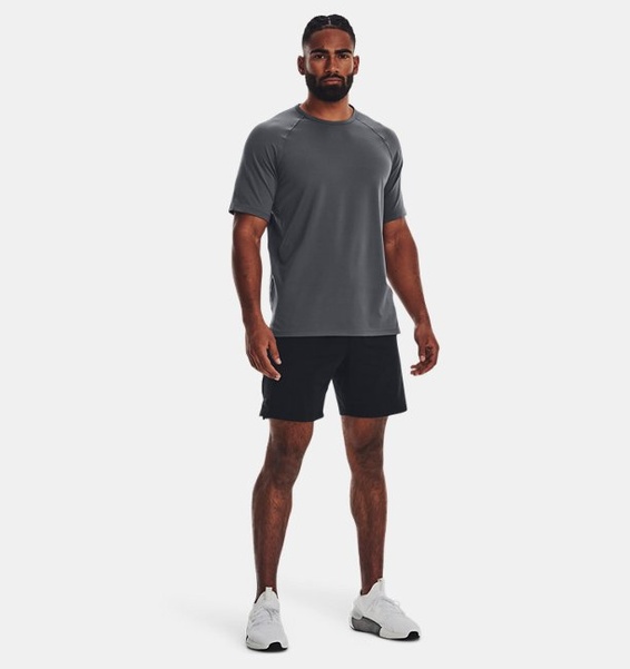 Gri Erkek UA Meridian Kısa Kollu T-shirt
