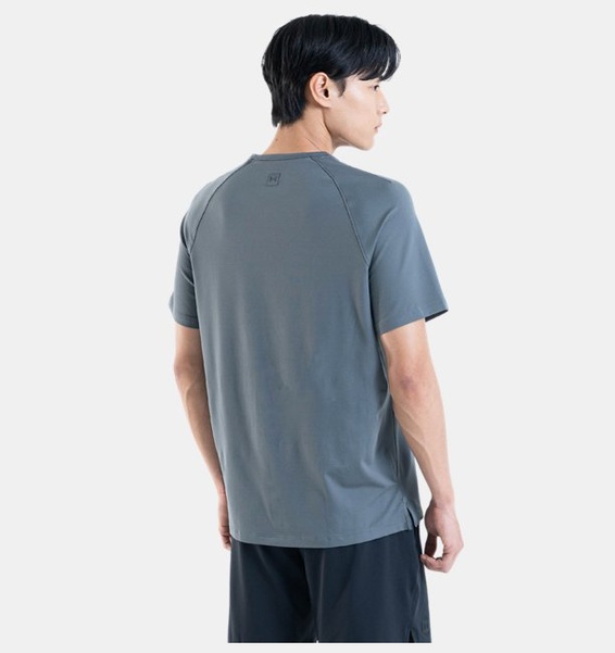 Gri Erkek UA Meridian Kısa Kollu T-shirt