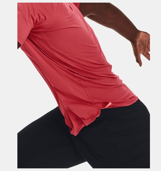 Kırmızı Erkek UA Meridian Kısa Kollu T-shirt