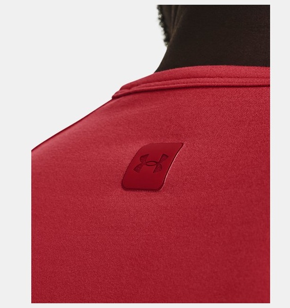 Kırmızı Erkek UA Meridian Kısa Kollu T-shirt