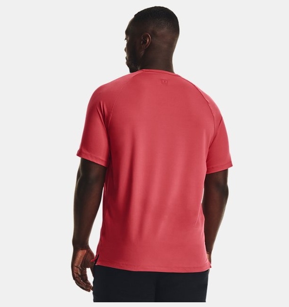 Kırmızı Erkek UA Meridian Kısa Kollu T-shirt