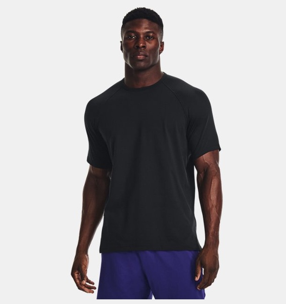 Siyah Erkek UA Meridian Kısa Kollu T-shirt
