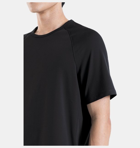 Siyah Erkek UA Meridian Kısa Kollu T-shirt