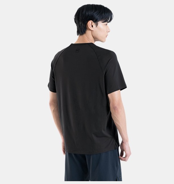 Siyah Erkek UA Meridian Kısa Kollu T-shirt