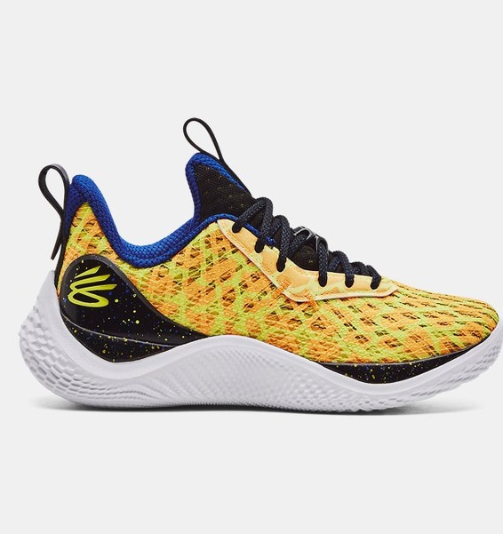 Sarı Çocuk Curry Flow 10 Bang Bang Basketbol Ayakkabısı