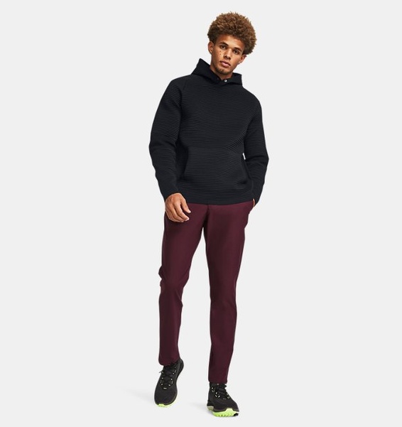 Siyah Erkek Curry IntelliKnit Kapüşonlu Üst