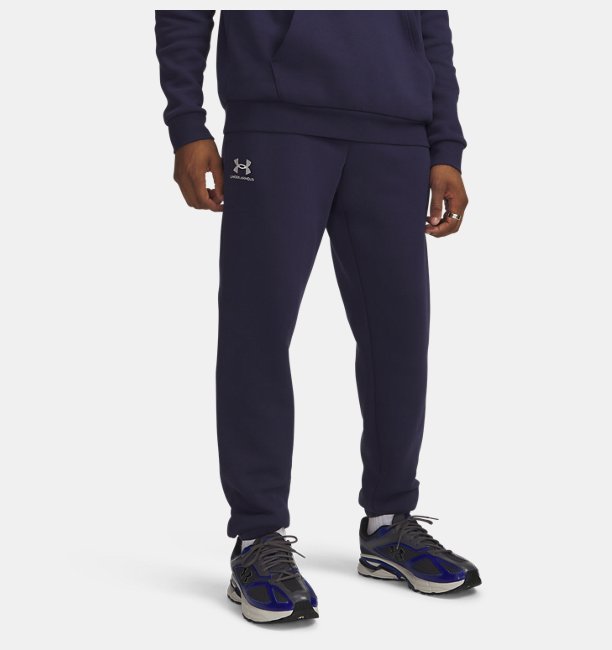 Erkek UA Icon Fleece Eşofman Altı Lacivert