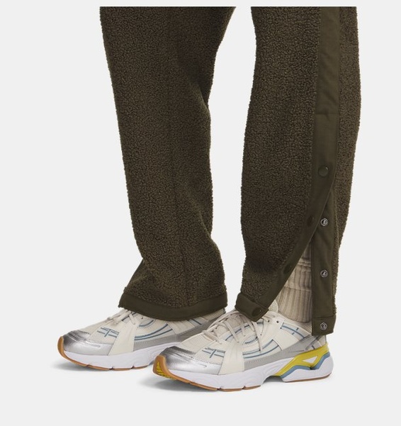 Yeşil Kadın UA High Pile Fleece Eşofman Altı