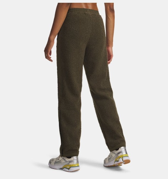 Yeşil Kadın UA High Pile Fleece Eşofman Altı