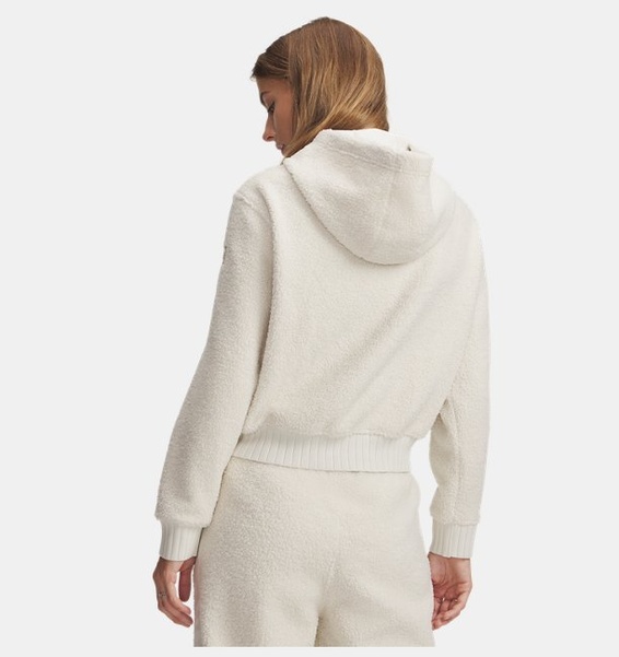 Beyaz Kadın UA High Pile Fleece Ceket