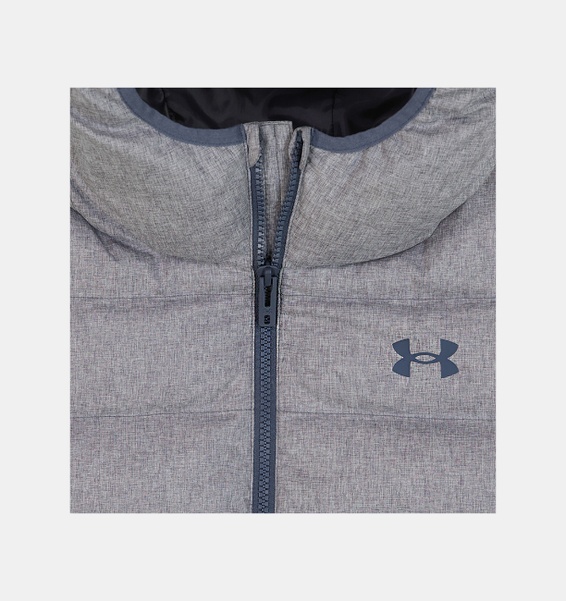 Gri Erkek Çocuk UA Pronto Colorblock Puffer Mont