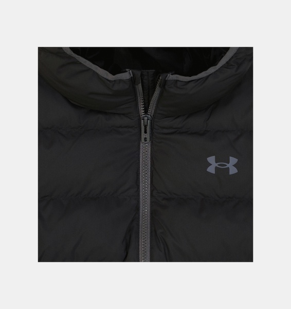 Siyah Erkek Çocuk UA Pronto Puffer Mont