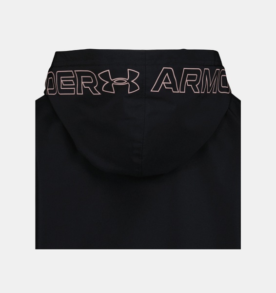 Siyah Kız Çocuk UA Manataug Windbreaker Rüzgarlık