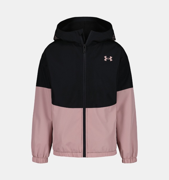 Siyah Kız Çocuk UA Manataug Windbreaker Rüzgarlık