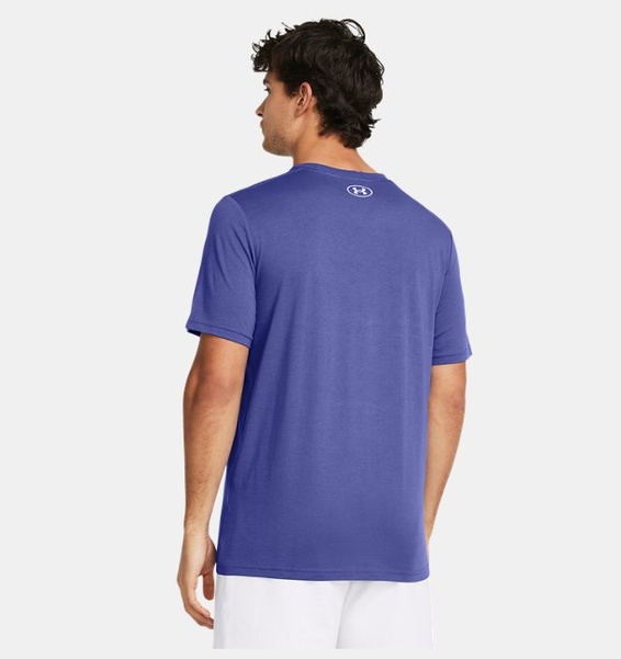 Mor Erkek UA Team Issue Wordmark Kısa Kollu T-shirt