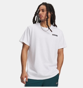 Erkek UA Heavyweight Armour Label Kısa Kollu T-shirt