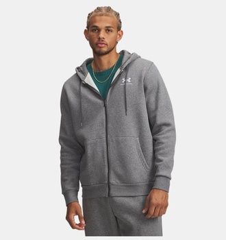 Erkek UA Icon Fleece Tam Fermuarlı Kapüşonlu Üst