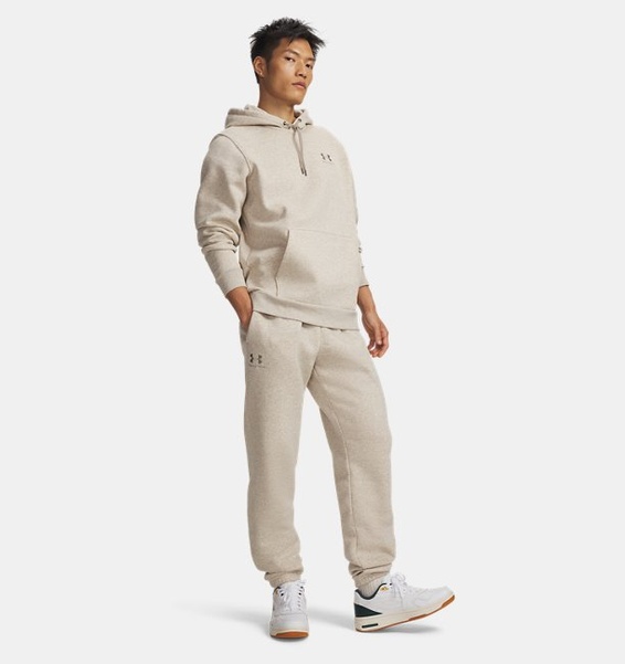 Kahverengi Erkek UA Icon Fleece Eşofman Altı