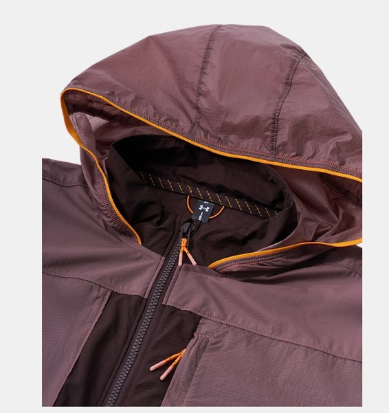 Kahverengi Erkek UA Trail Run Ceket