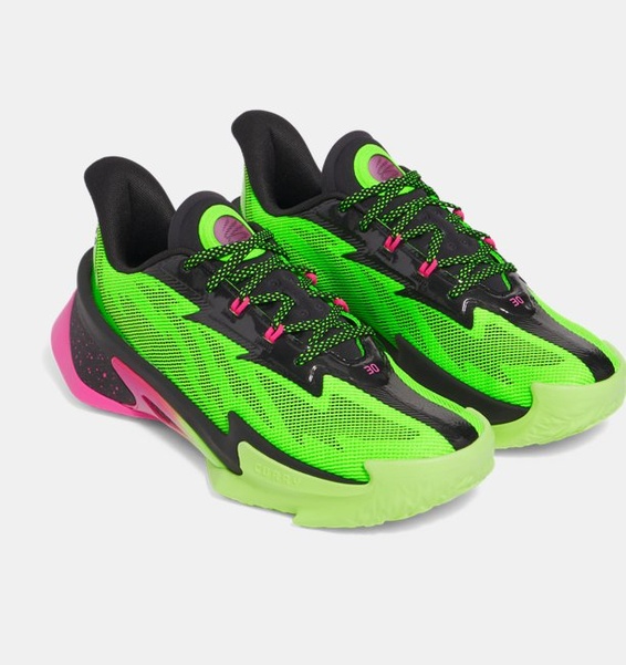 Yeşil Erkek UA Curry Series 7 Basketbol Ayakkabısı