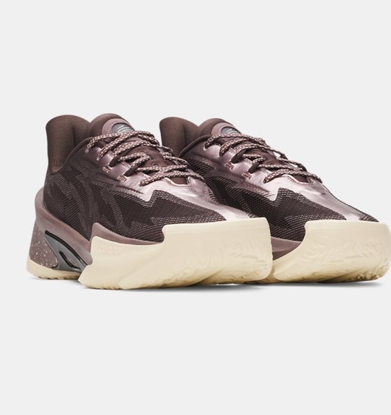 Kahverengi Erkek UA Curry Series 7 Basketbol Ayakkabısı