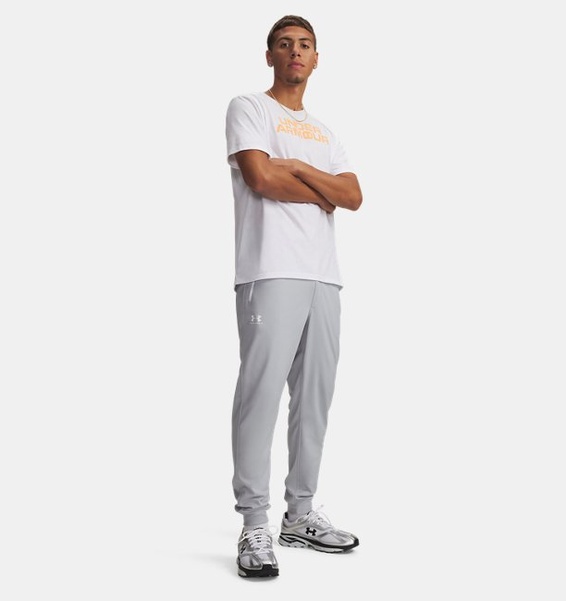 Gri Erkek UA Sportstyle Triko Eşofman Altı