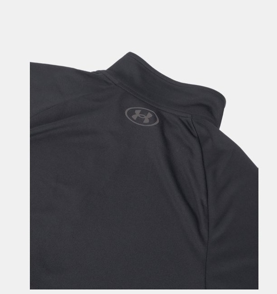Siyah Erkek UA Tech 2.0 1/2 Fermuarlı Uzun Kollu T-shirt