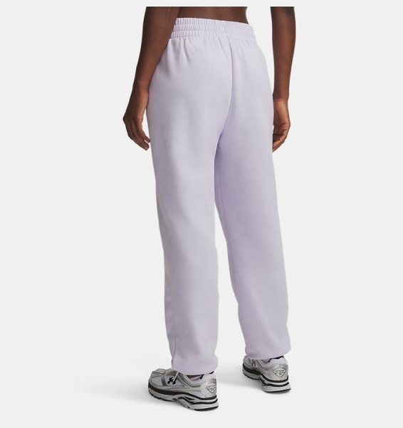 Mor Kadın UA Rival Fleece Oversized Eşofman Altı