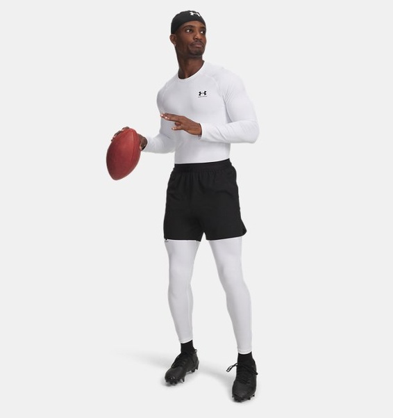 Beyaz Erkek UA CG Armour Tayt