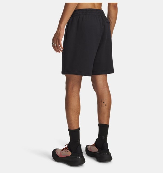 Siyah Erkek UA Essential Fleece Şort