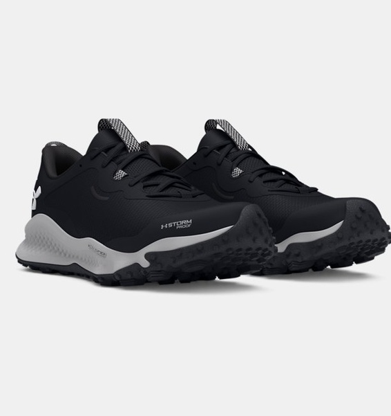 Siyah Erkek UA Maven Waterproof Trail Koşu Ayakkabısı