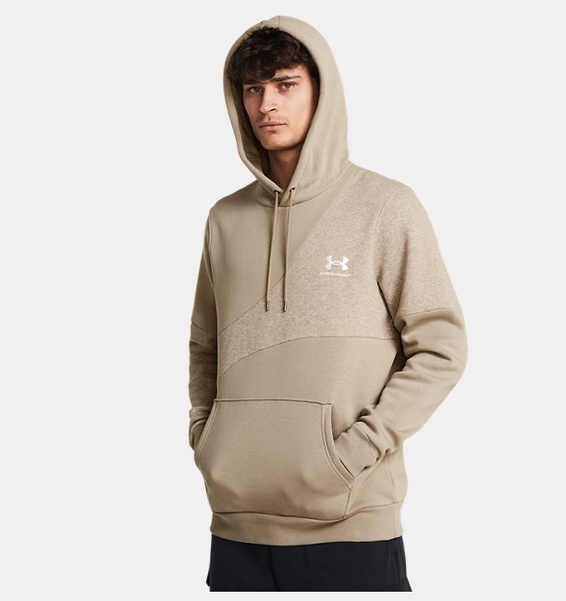 Vizon Erkek UA Icon Fleece Blocked Kapüşonlu Üst