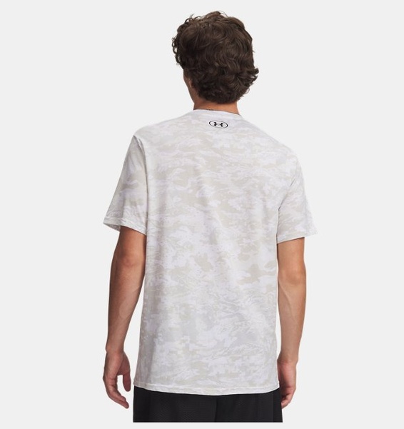 Beyaz Erkek UA ABC Camo Kısa Kollu T-shirt