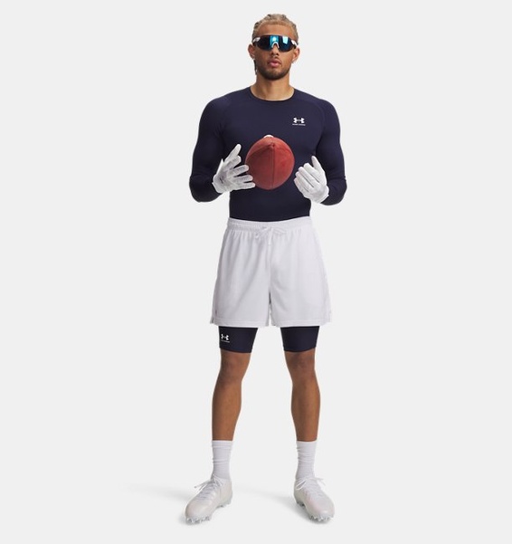 Lacivert Erkek UA HG Armour Kısa Tayt