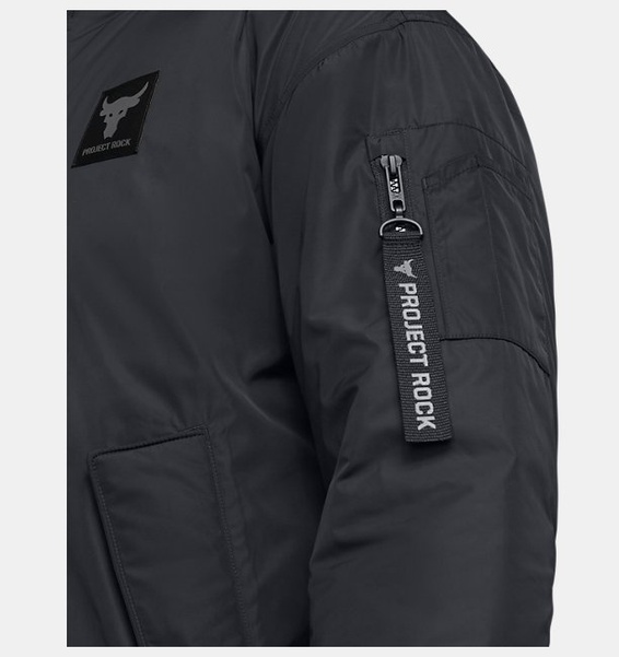 Siyah Erkek UA Project Rock Bomber Ceket