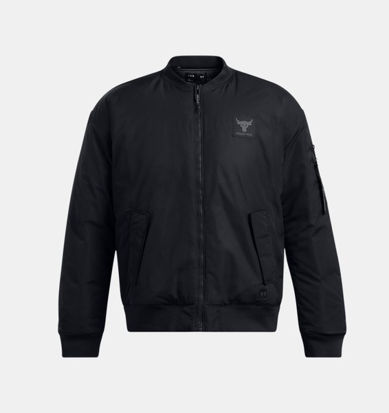 Siyah Erkek UA Project Rock Bomber Ceket